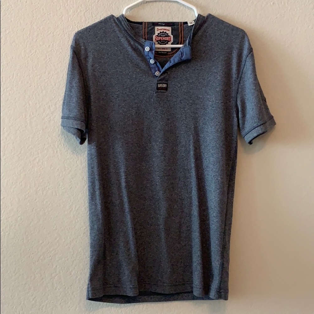 Superdry Henley Shirt - barely worn!
